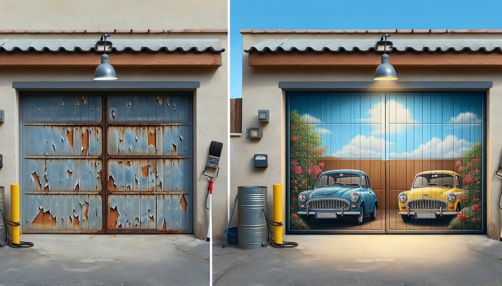 Garage door work in San Diego